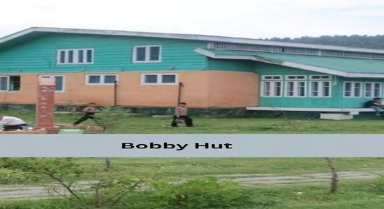 Bobby Hut from Bollywood film in Yusmarg