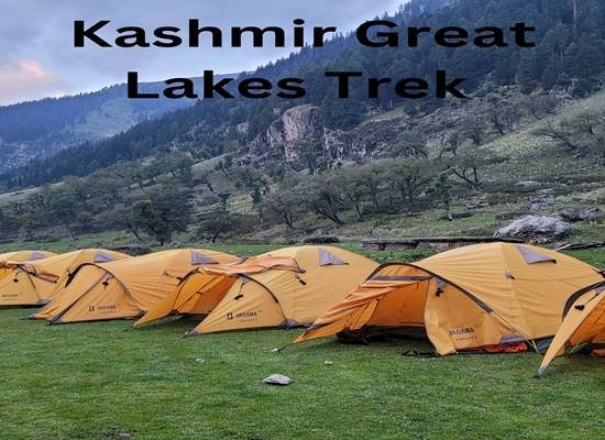 Kashmir Great Lakes Trek alpine lakes and meadows