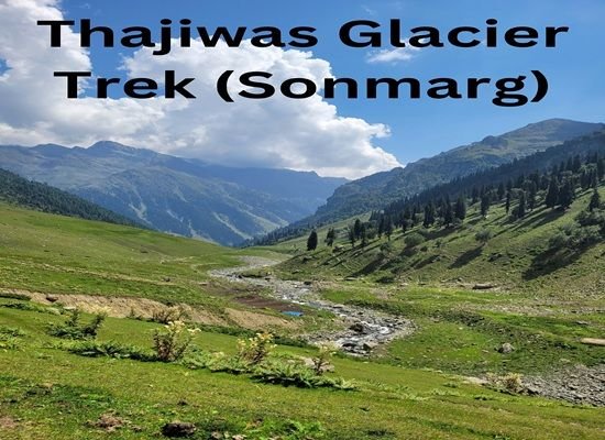  Trekking in Thajiwas Glacier near Sonmarg Kashmir in summer