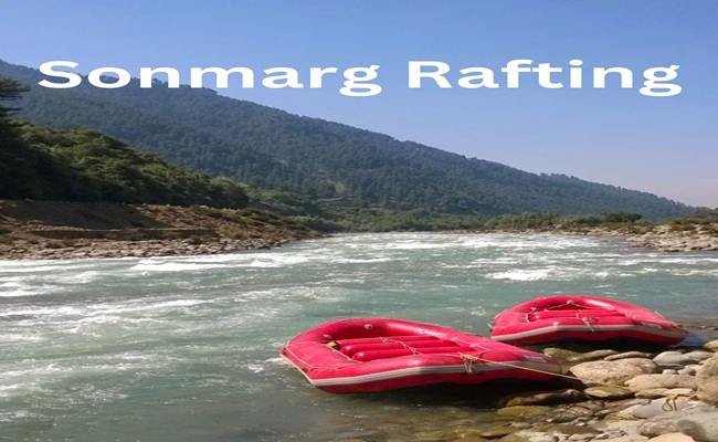 Lidder River rafting in Pahalgam Kashmir with scenic valley