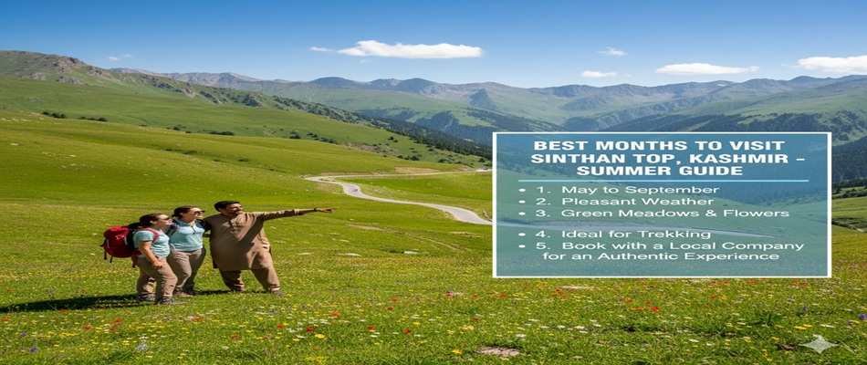 Seasonal guide showing ideal months to visit Sinthan Top, Jammu & Kashmir